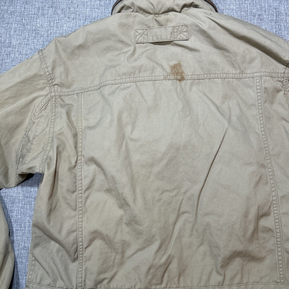 VTG Cabela's Medium Khaki Utility Jacket Outdoor Gear Military Hunting Fishing - Picture 12 of 15